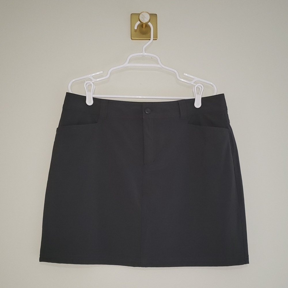 Bundle Eddie Bauer Skorts 12 Gray Black Athletic Hiking Outdoor Camping Tennis - Picture 2 of 16